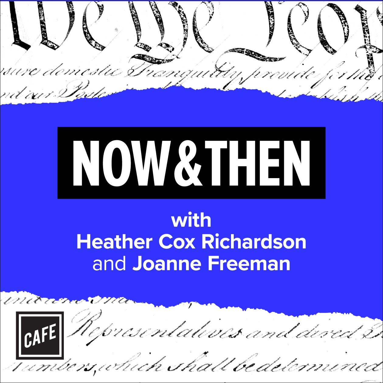 Now & Then podcast art card